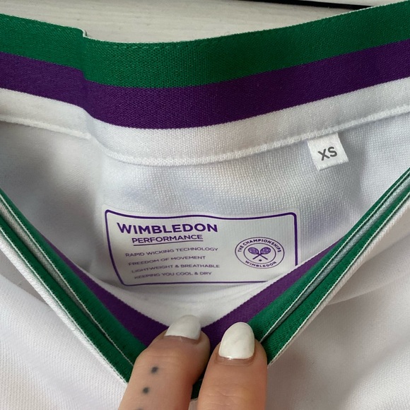 Wimbledon tennis skirt and jacket set size XS - Picture 5 of 6